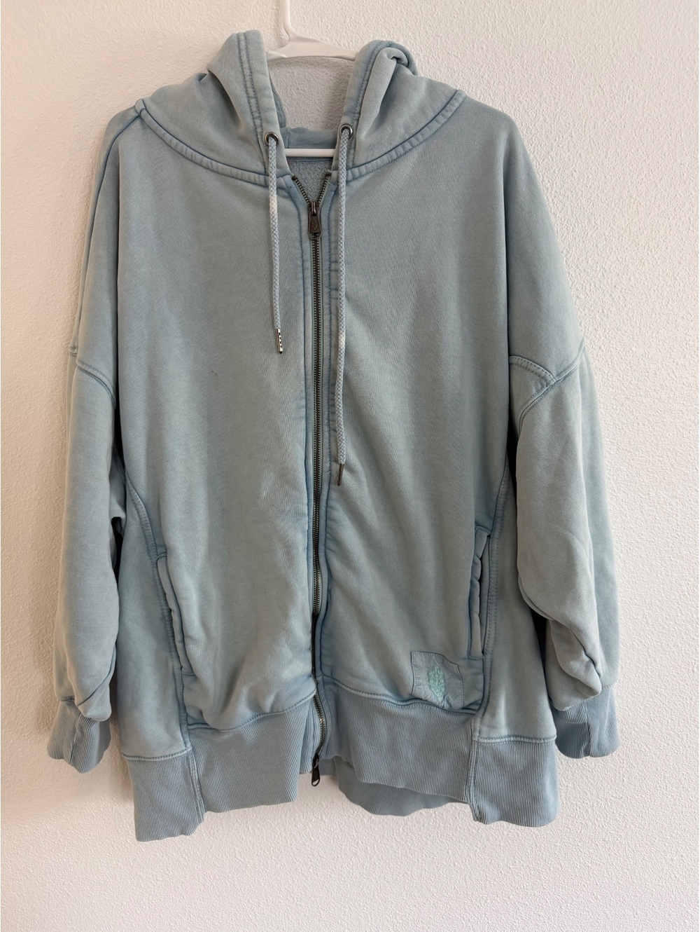 Free People FP Movement Sprint To The Finish Zip-Up Hoodie Sz M Athleisure